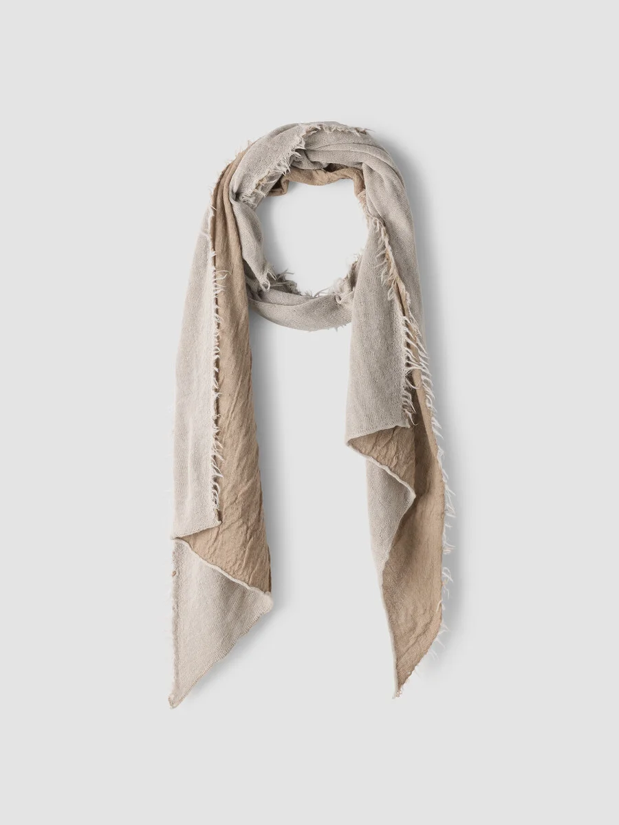 Textured Alpaca Silk Scarf - 1