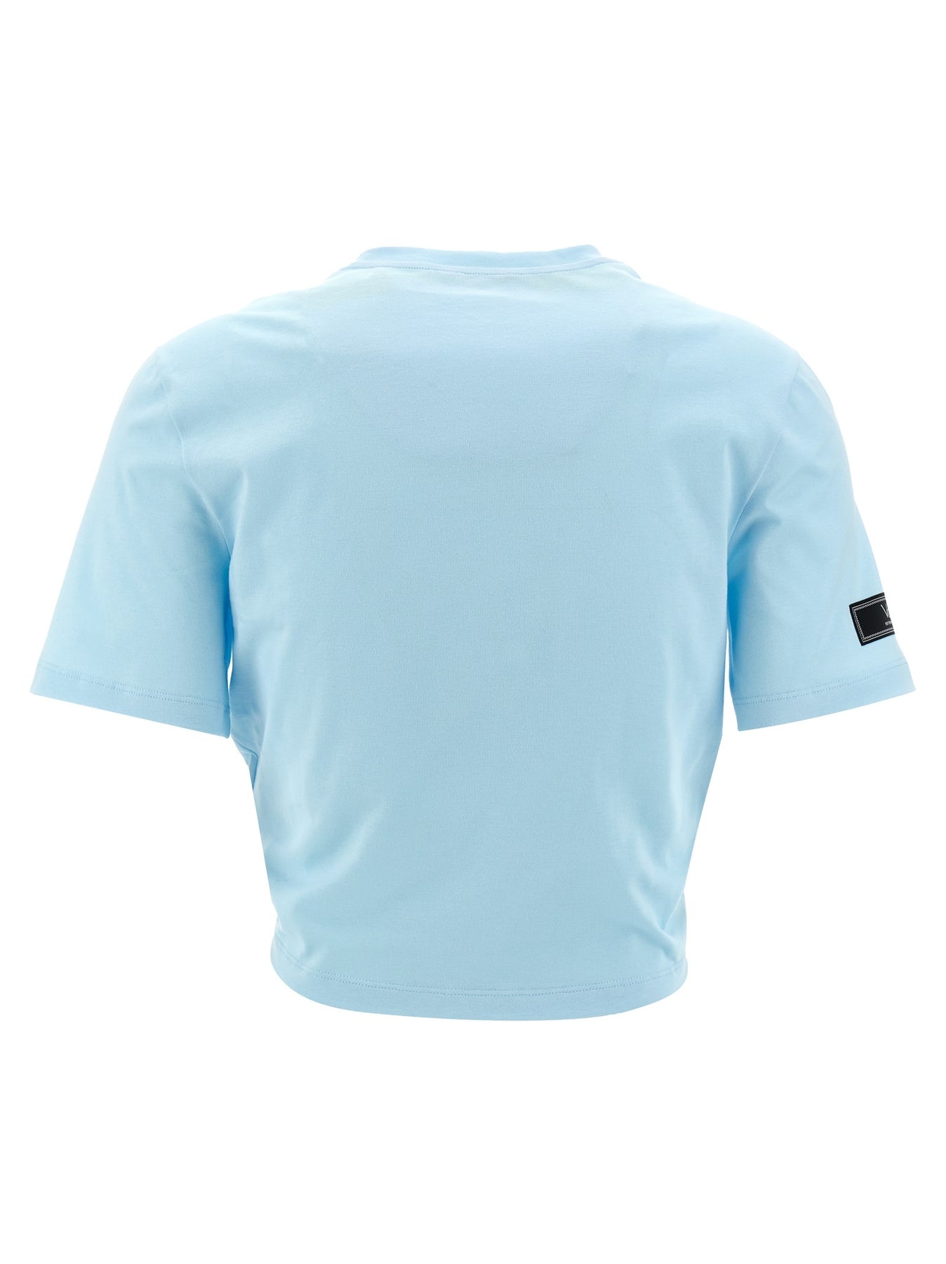 Logo Crop T-Shirt Light Blue - 2