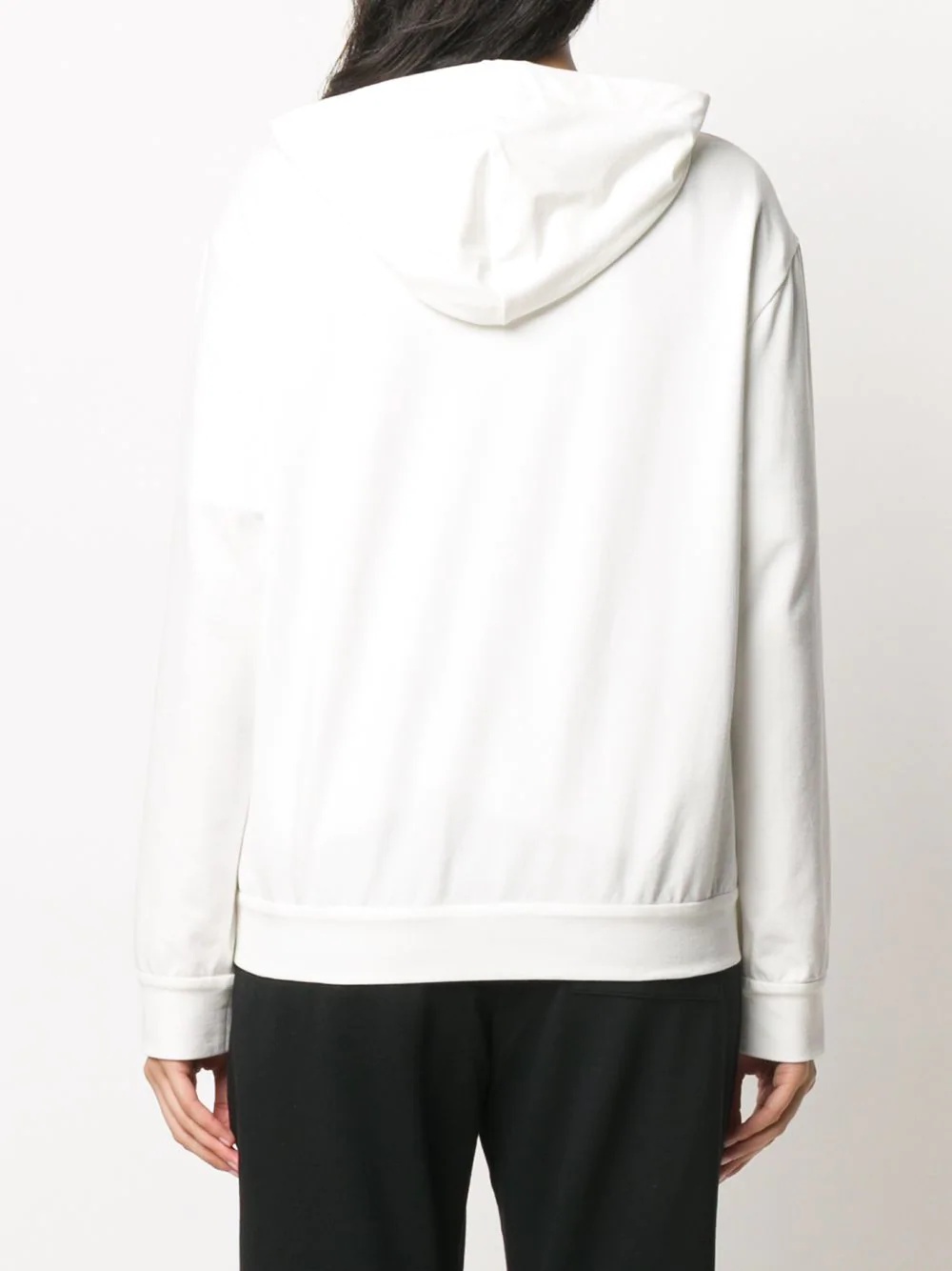 Monili chain-detail hoodie - 4