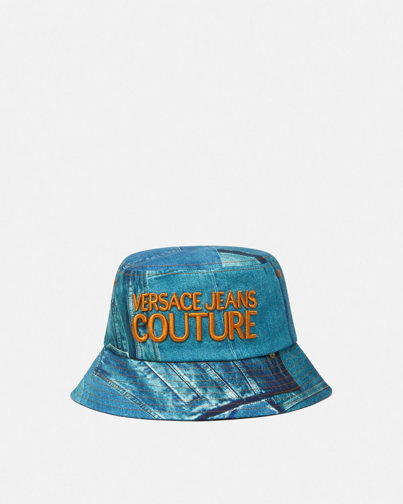 Patchwork Denim Bucket Hat 1