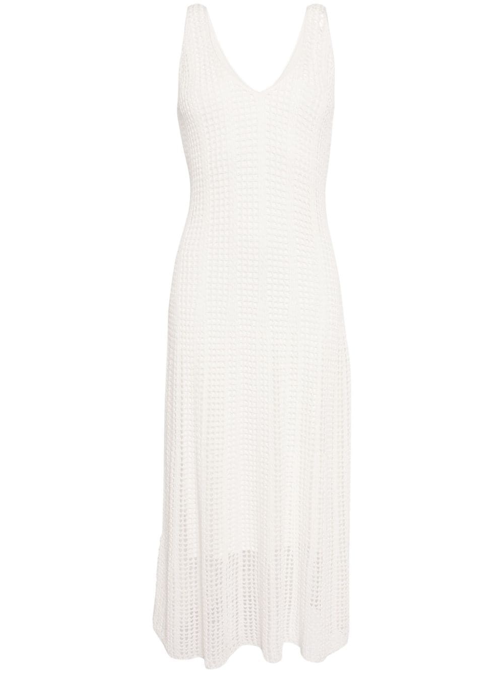 sleeveless crochet dress - 1