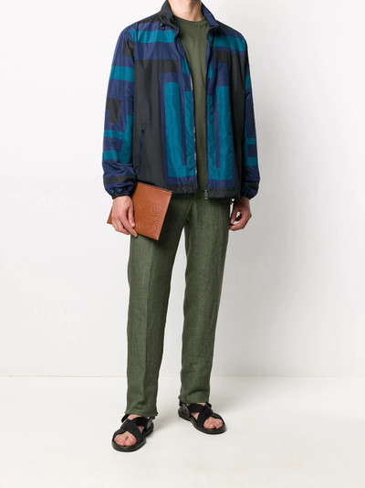 Etro panelled lightweight jacket outlook