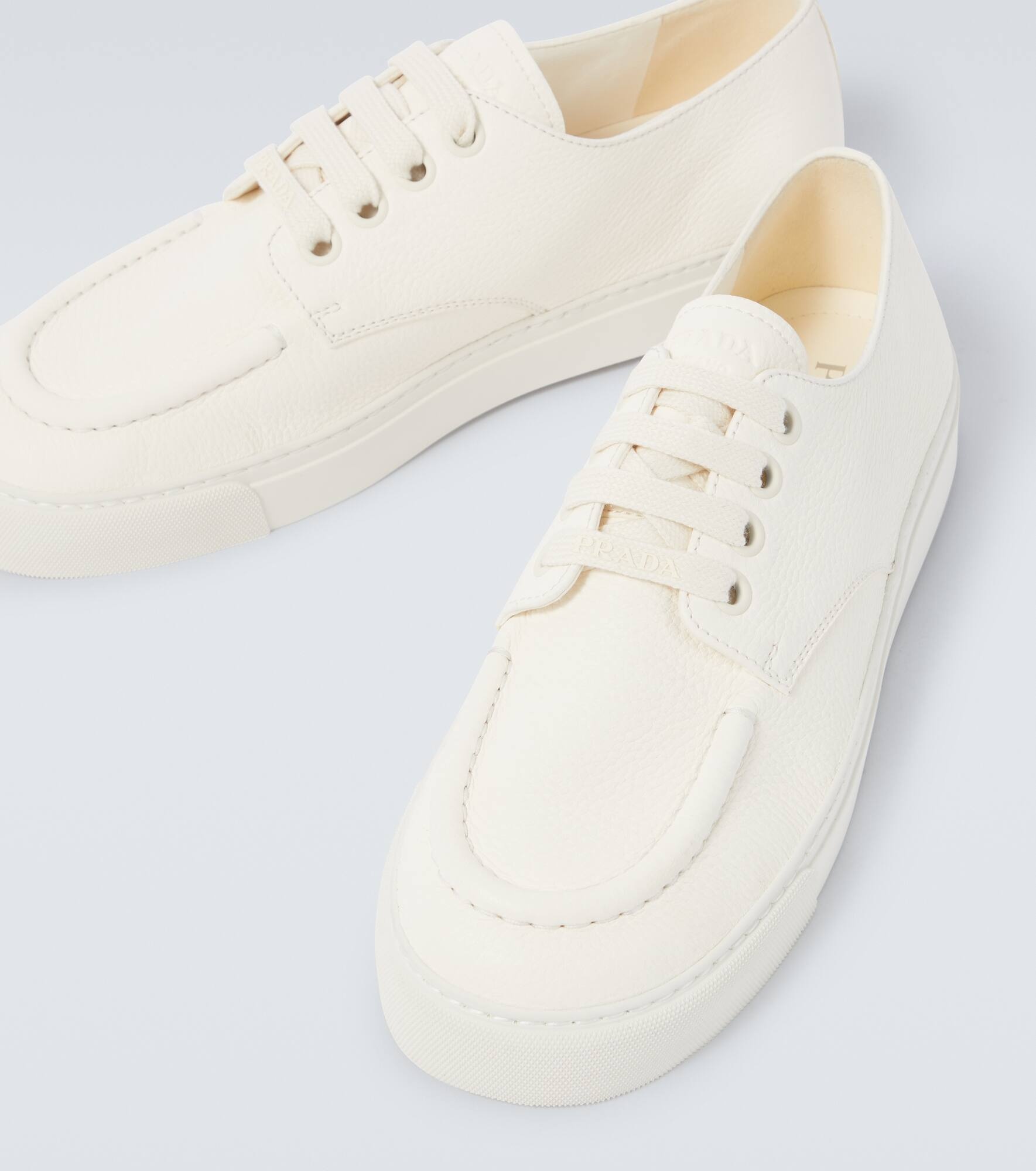 Suede low-top sneakers - 3