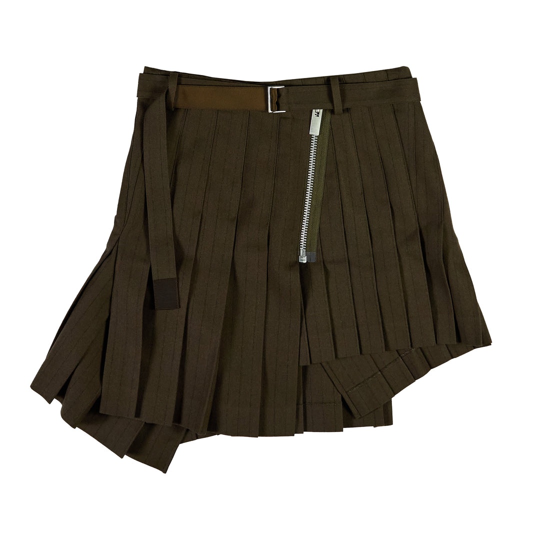 スカート sacai 22AW Chalk Stripe Skirt sacai [22AW] chalk stripe skirt