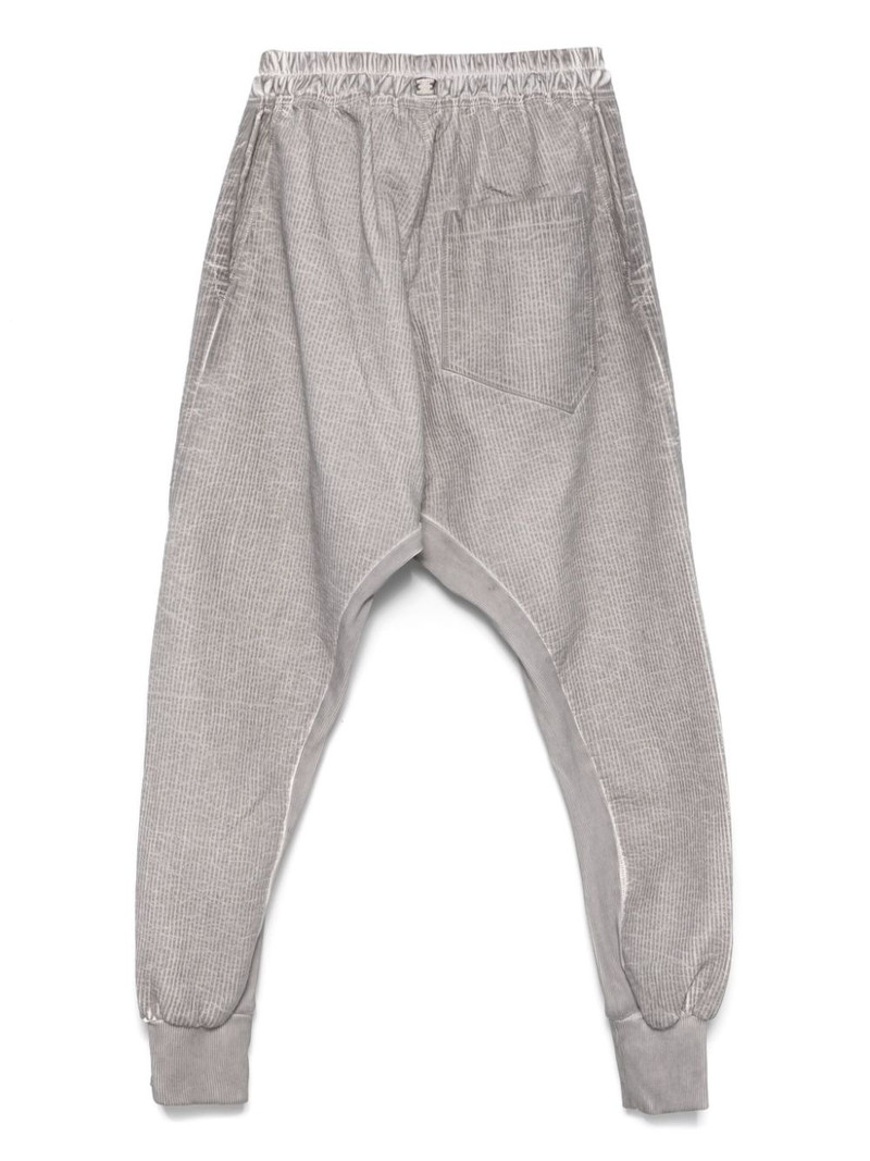 Isaac Sellam Gusset Stripe Plomb trousers outlook