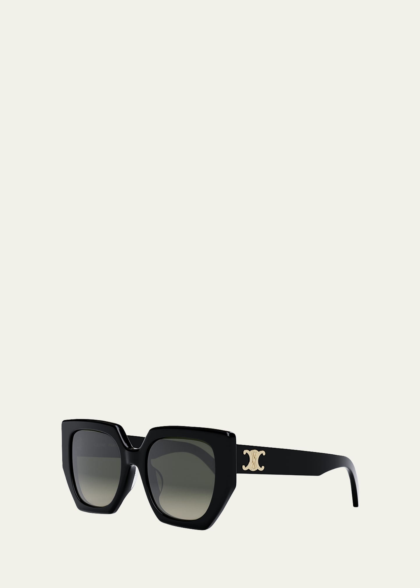 Triomphe Logo Acetate Butterfly Sunglasses - 2