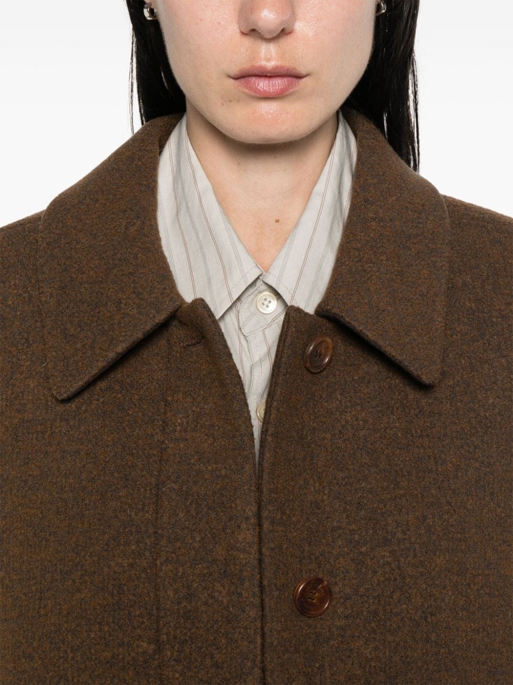 single-breasted coat - 5