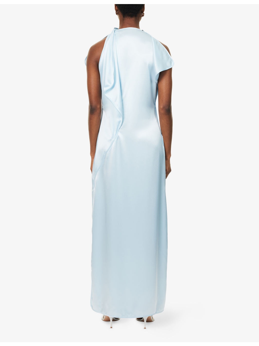 Chimera Draped Woven Midi Dress - 4