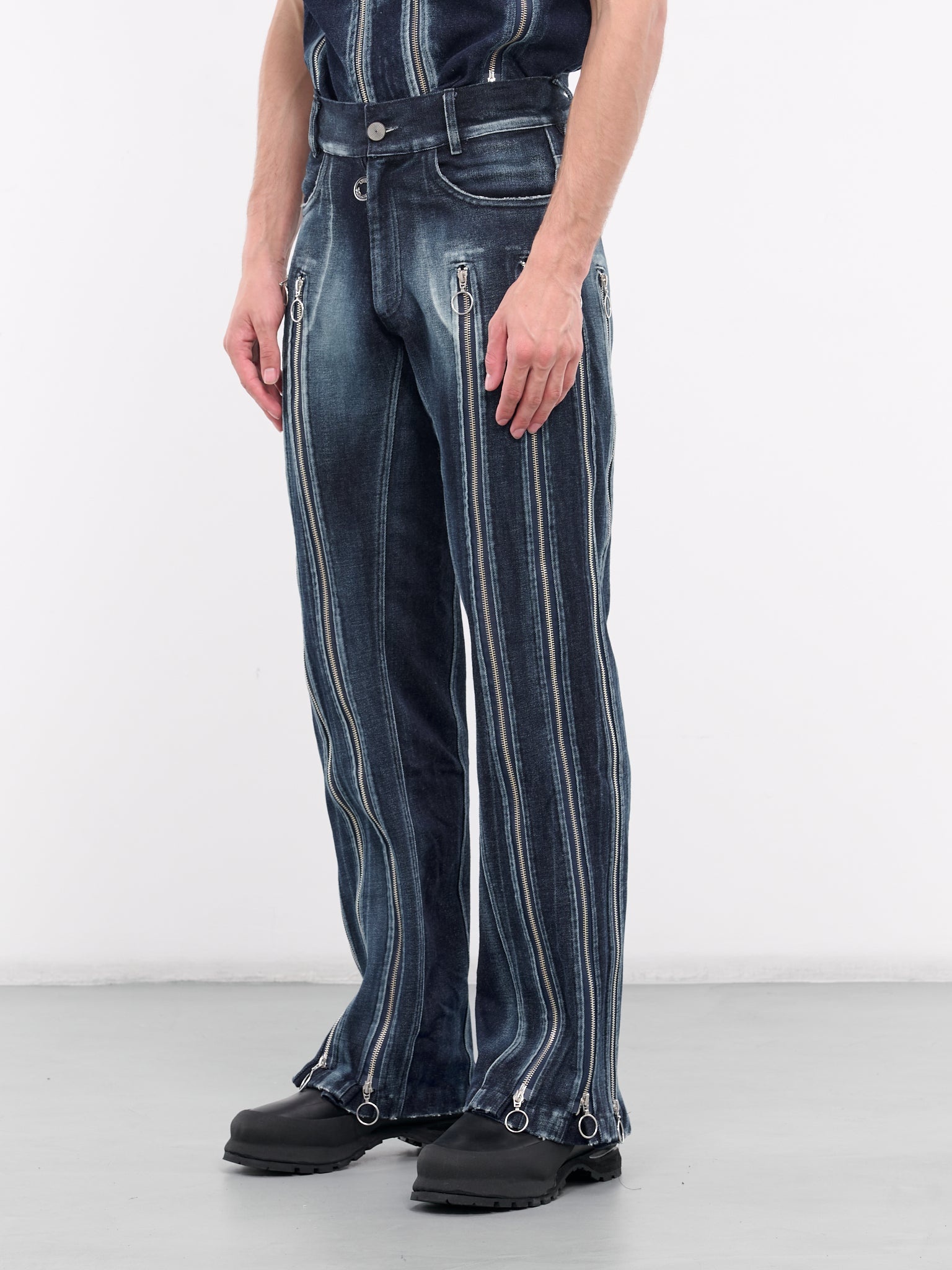 Adjustable Zip Fit Jeans - 2