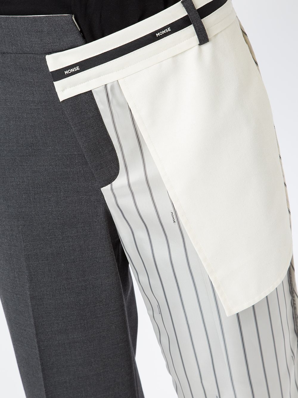 Inside Out pinstripe pocket trousers - 5