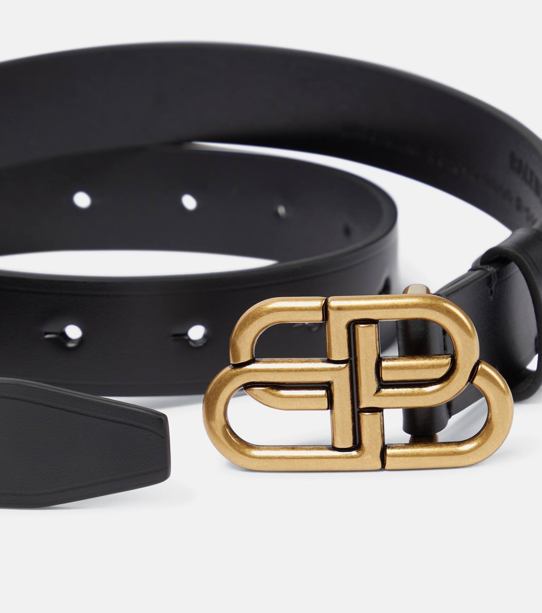 Slim leather belt - 3