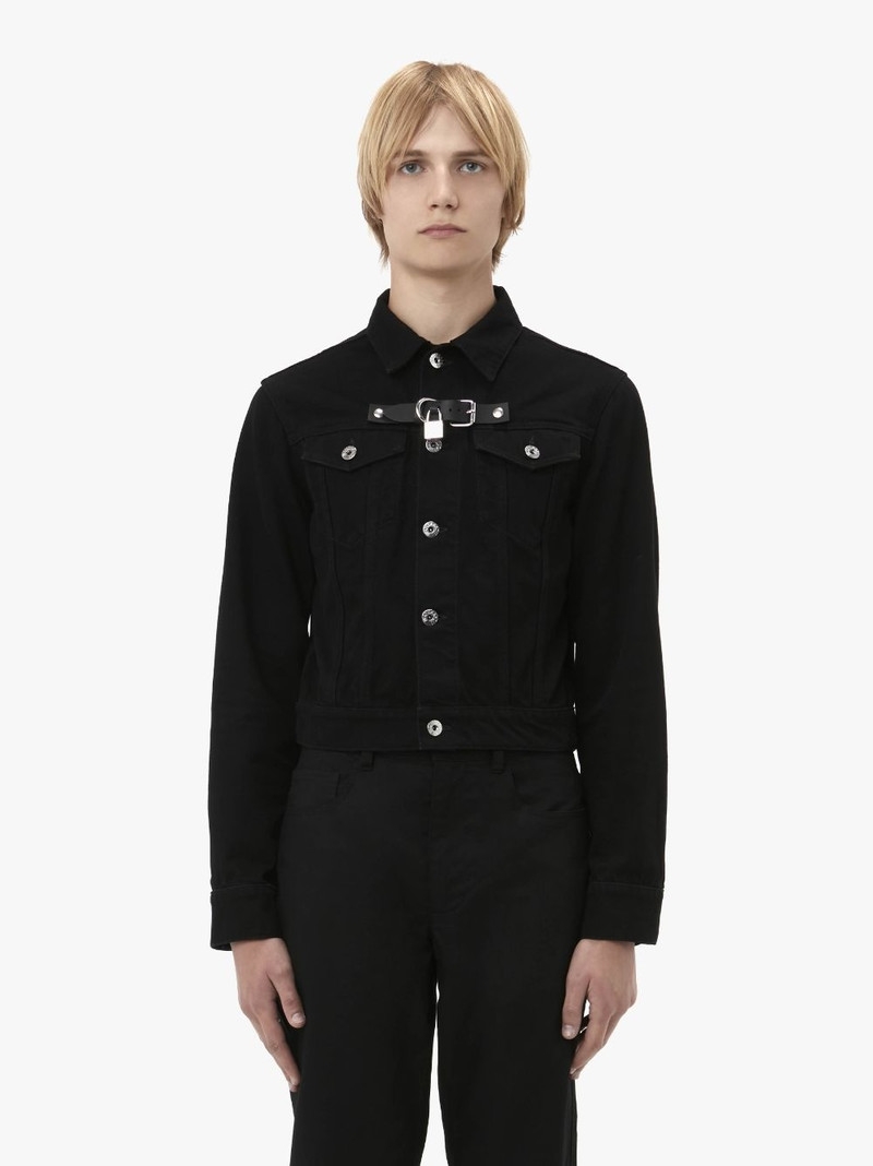 JW Anderson PADLOCK STRAP TRUCKER JACKET outlook