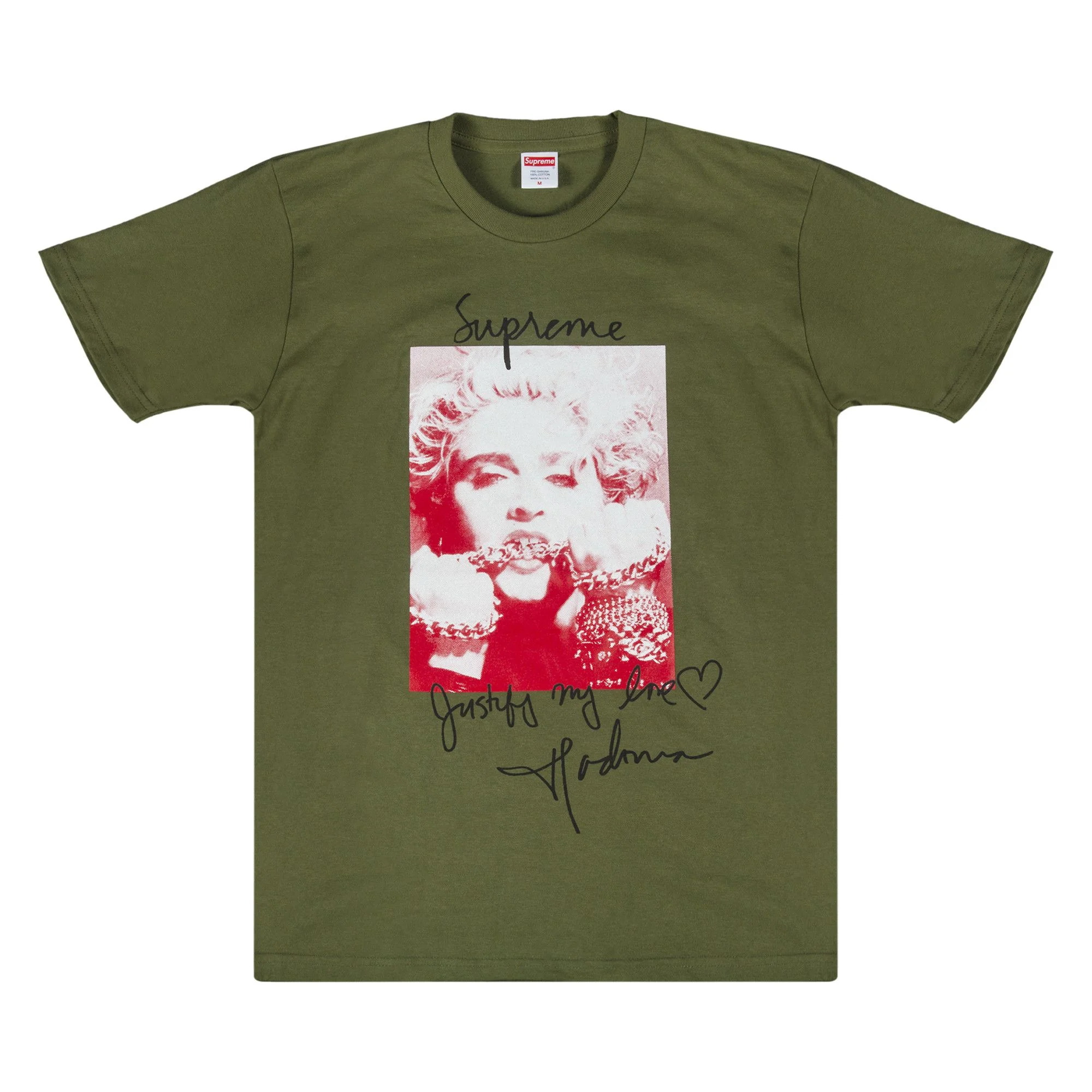 Supreme Madonna T-Shirt 'Olive' - 1