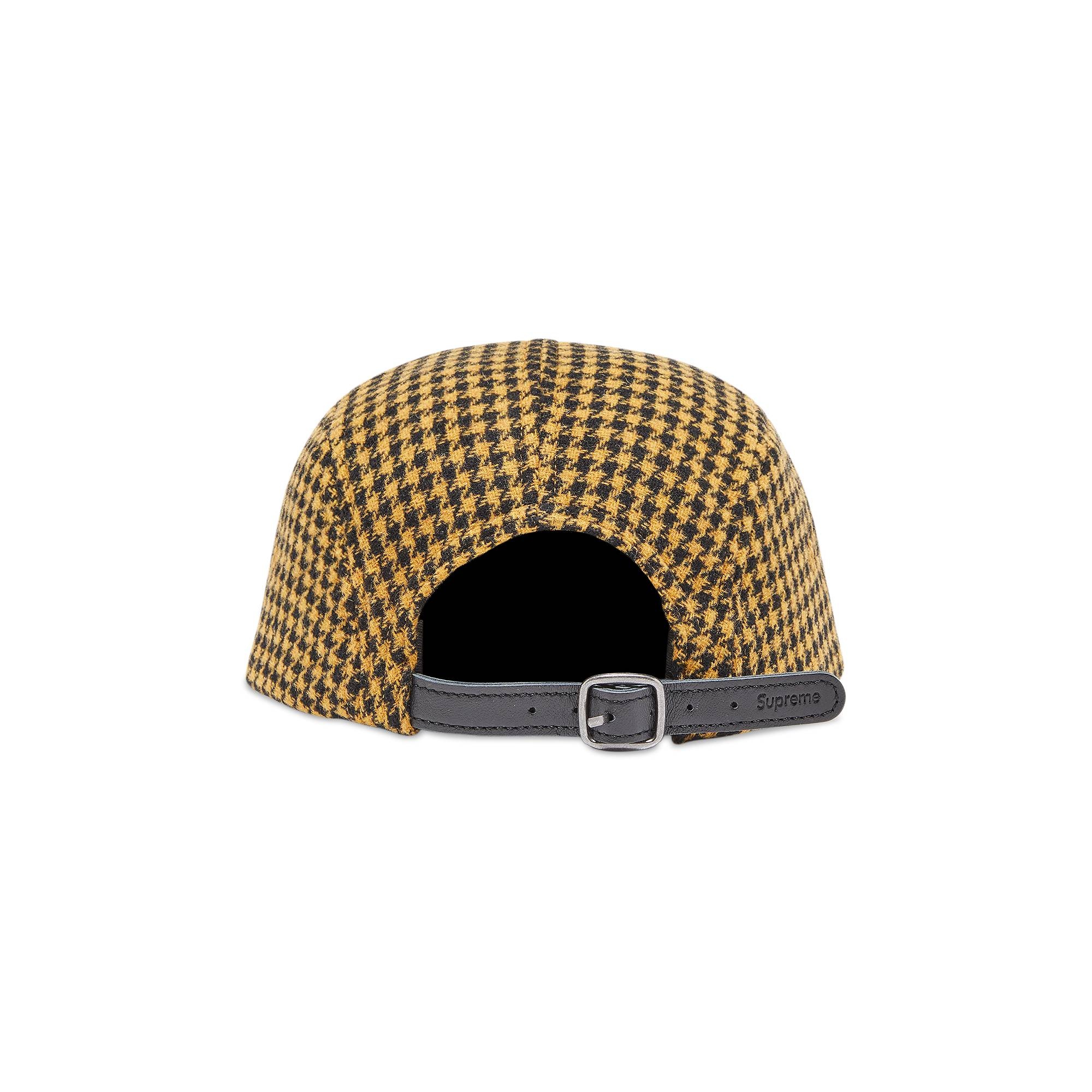 帽子 Supreme Houndstooth Wool Camp Cap tan Supreme Houndstooth Wool Camp Cap (FW23) - $58