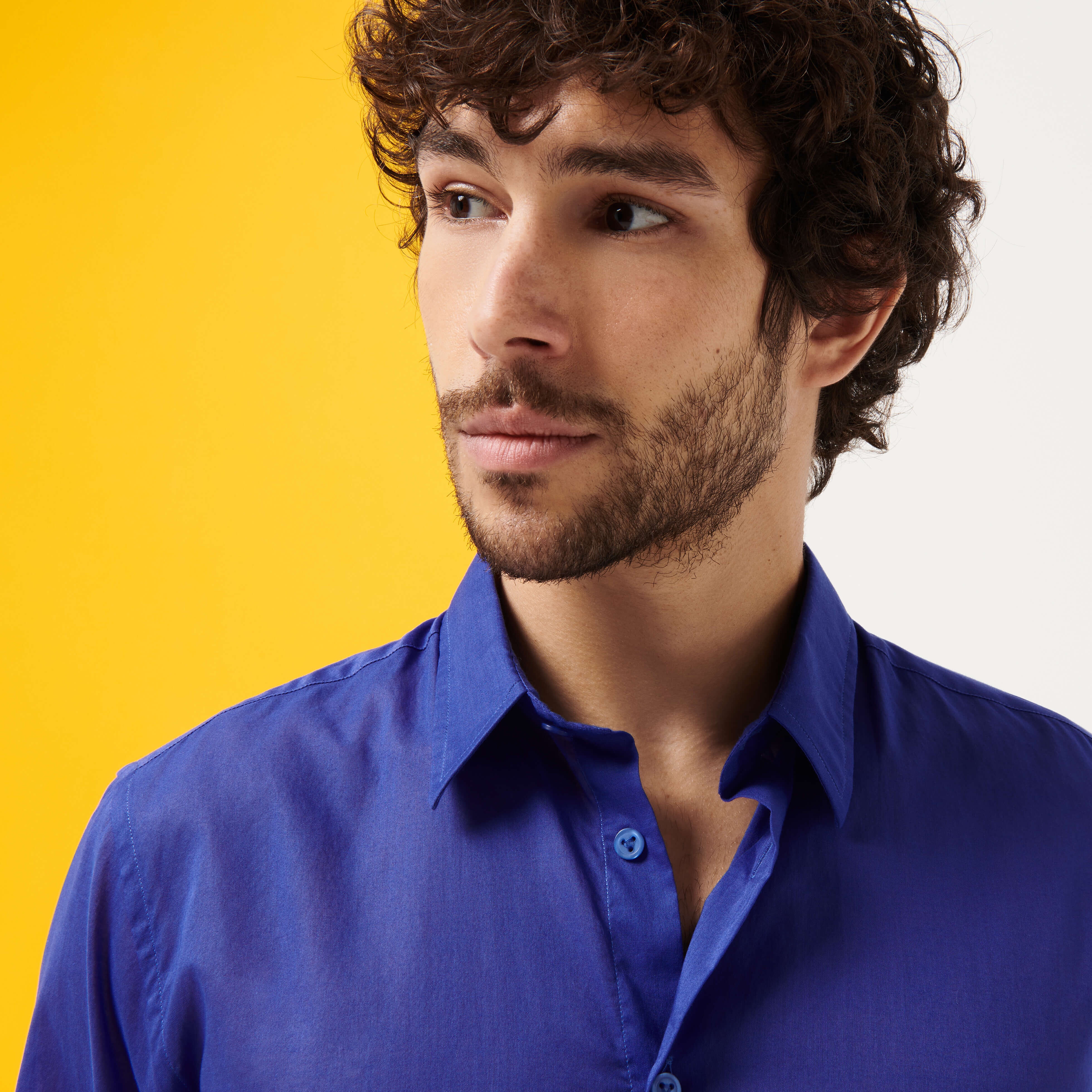 Unisex Cotton Voile Lightweight Shirt Solid - 5