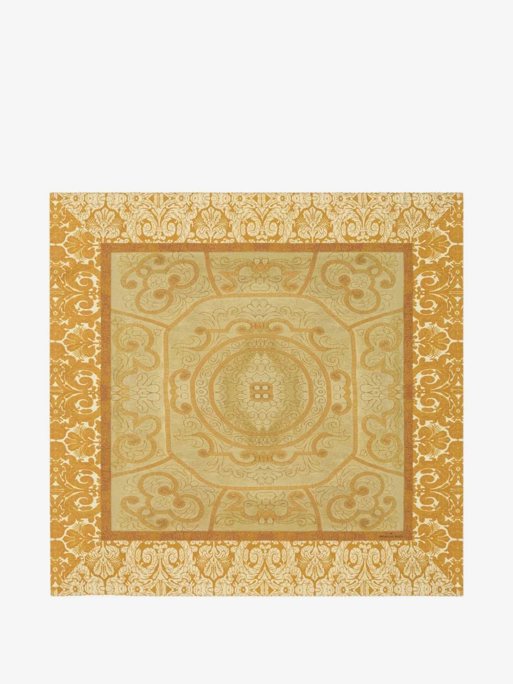 Cialda baroque-pattern silk scarf - 1
