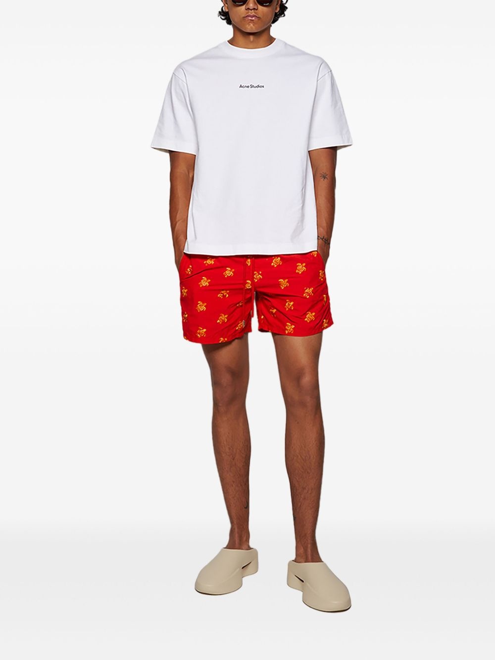 Turtle-print swim shorts - 2