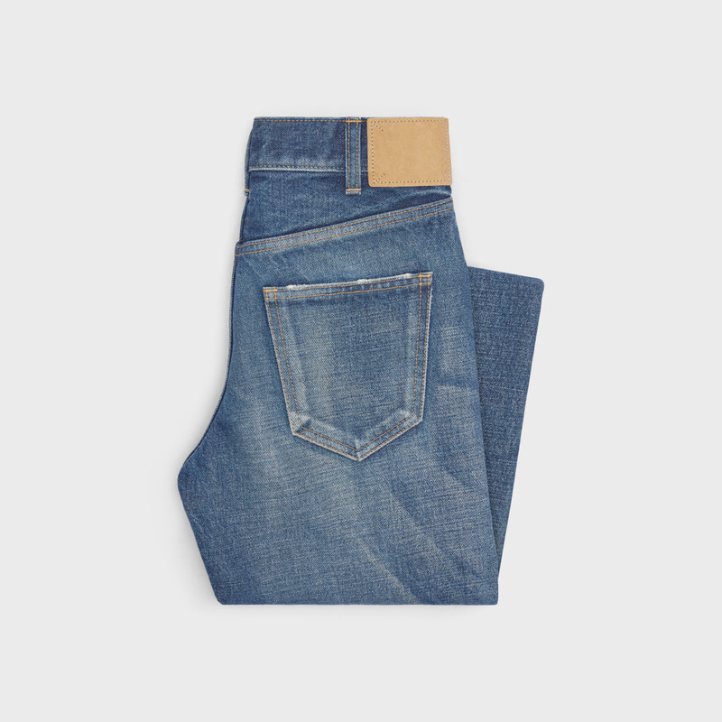 CELINE FLARED JEANS IN DARK UNION WASH DENIM TWILL outlook