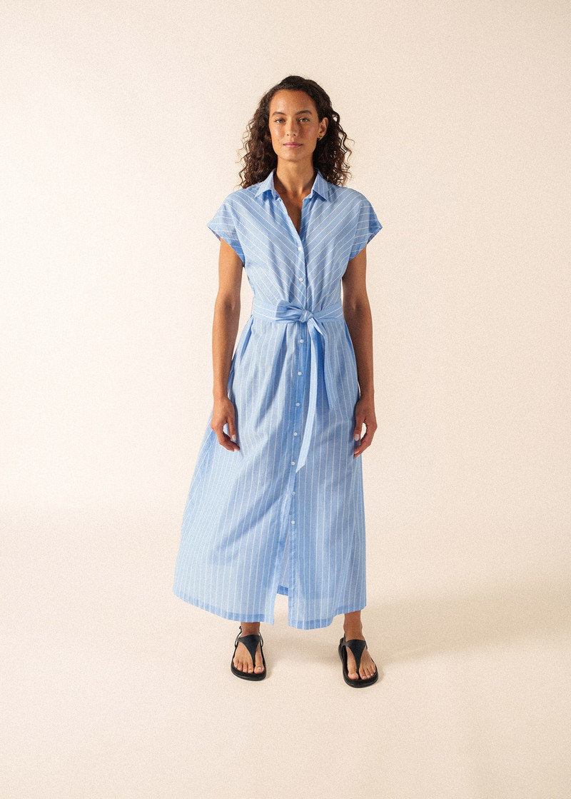 MAELYS Striped Maxi Dress 3