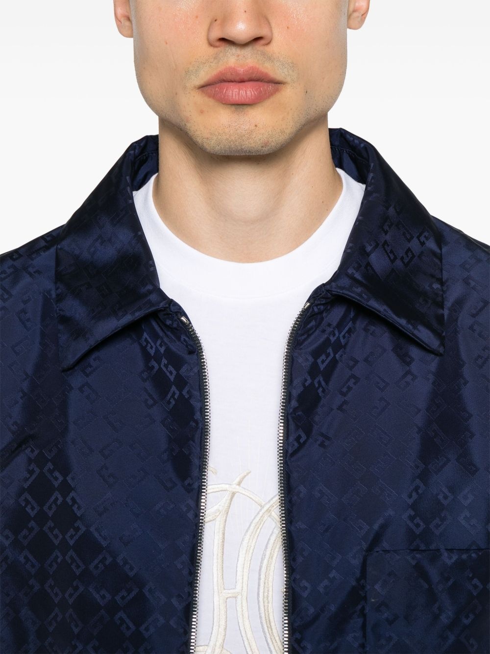 monogram 72 jacquard overshirt - 5