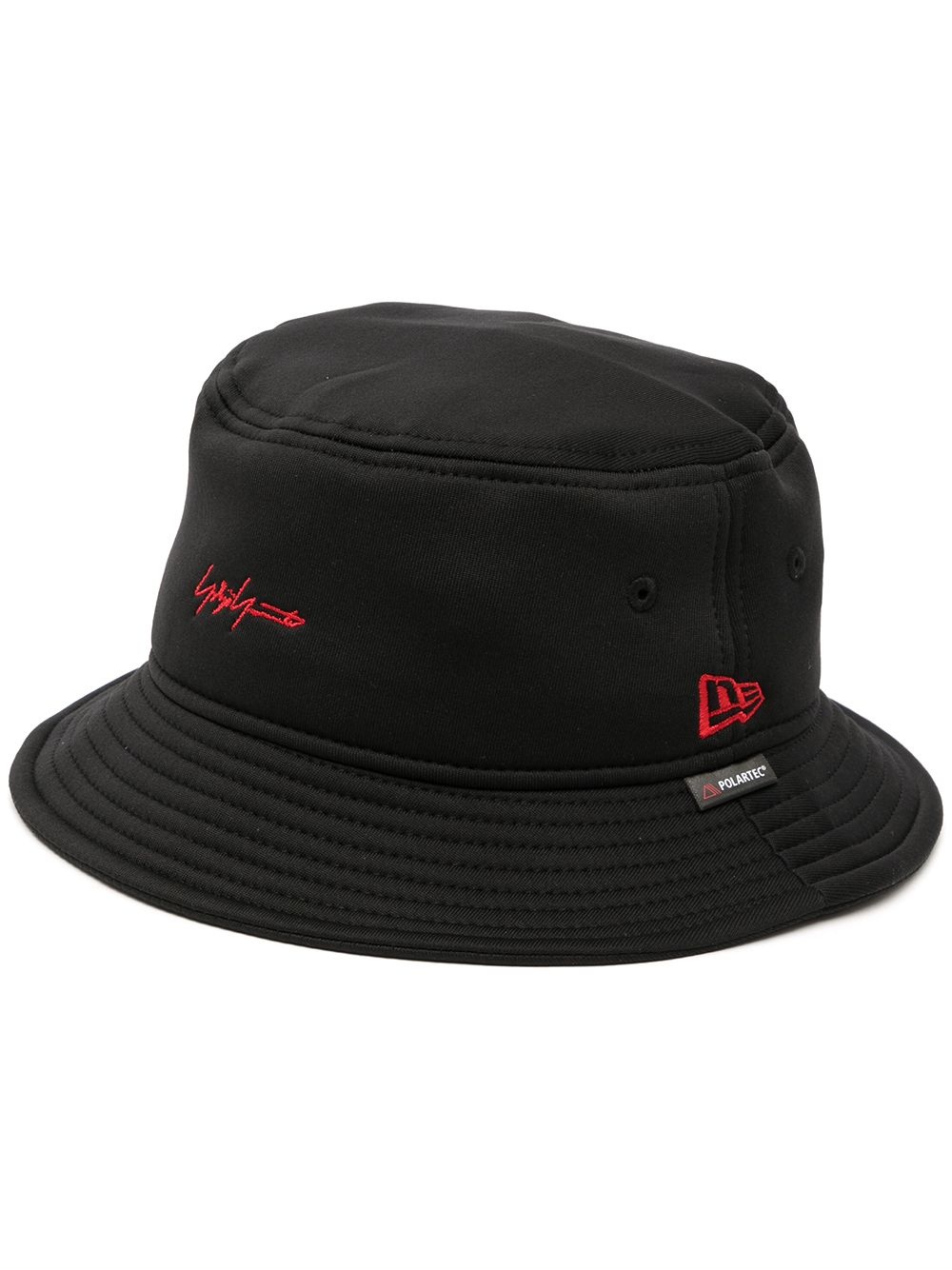 logo-embroidered bucket hat - 1