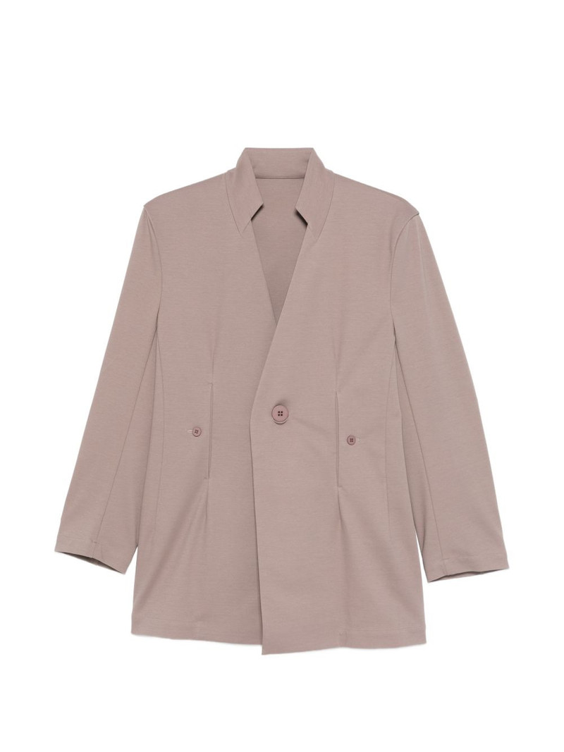 button-fastening single-breasted blazer 1
