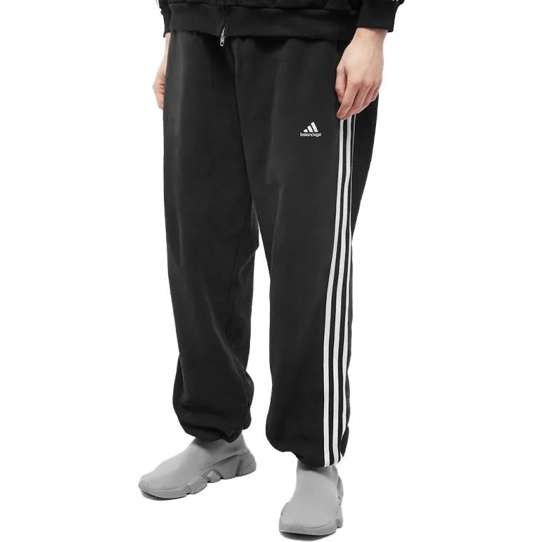 Balenciaga x adidas Sweatpants 'Black White' 723912TNVP11070 - 3