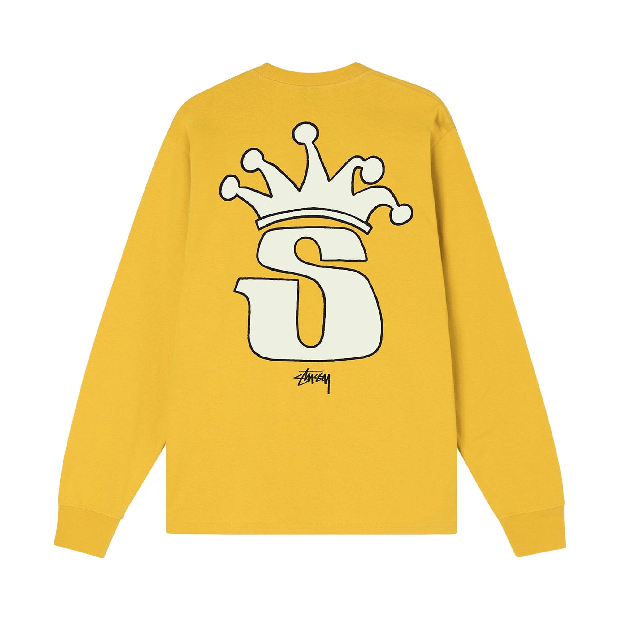 Stussy S Crown Long-Sleeve Tee 'Honey' - 2