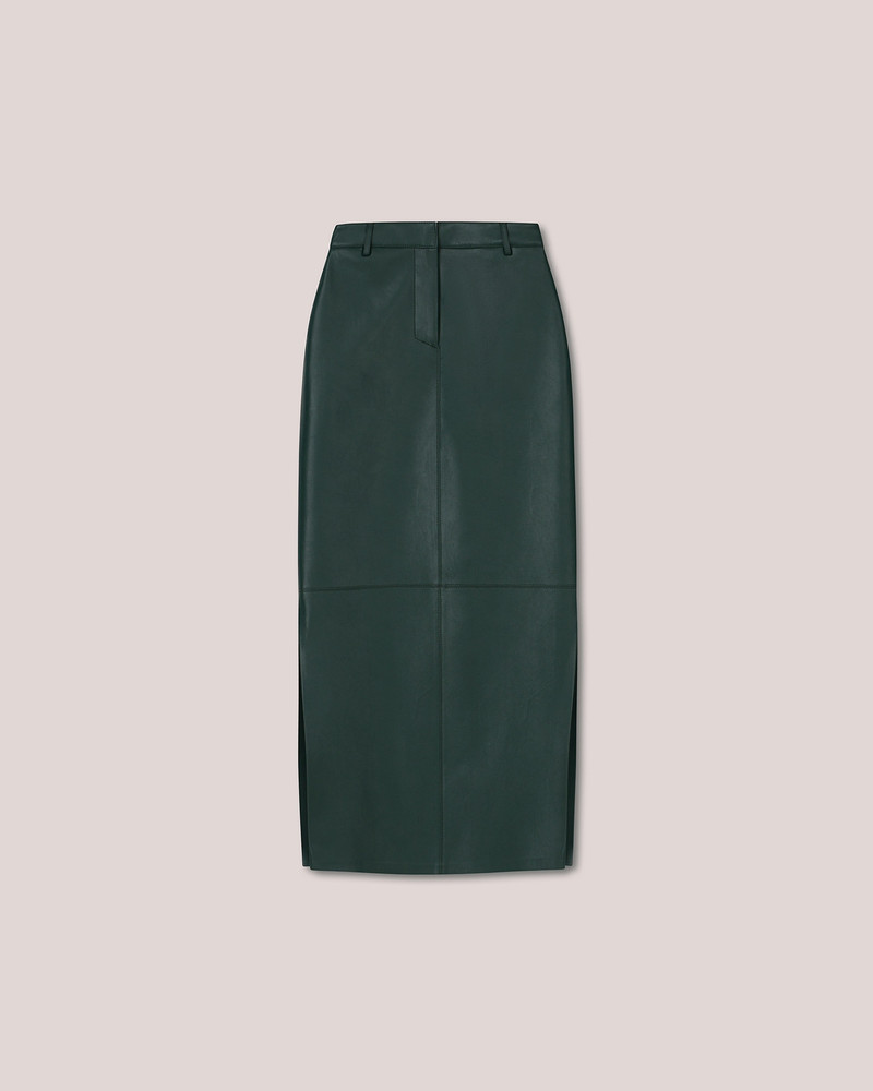KACIA - Midi pencil skirt - Pine green 1