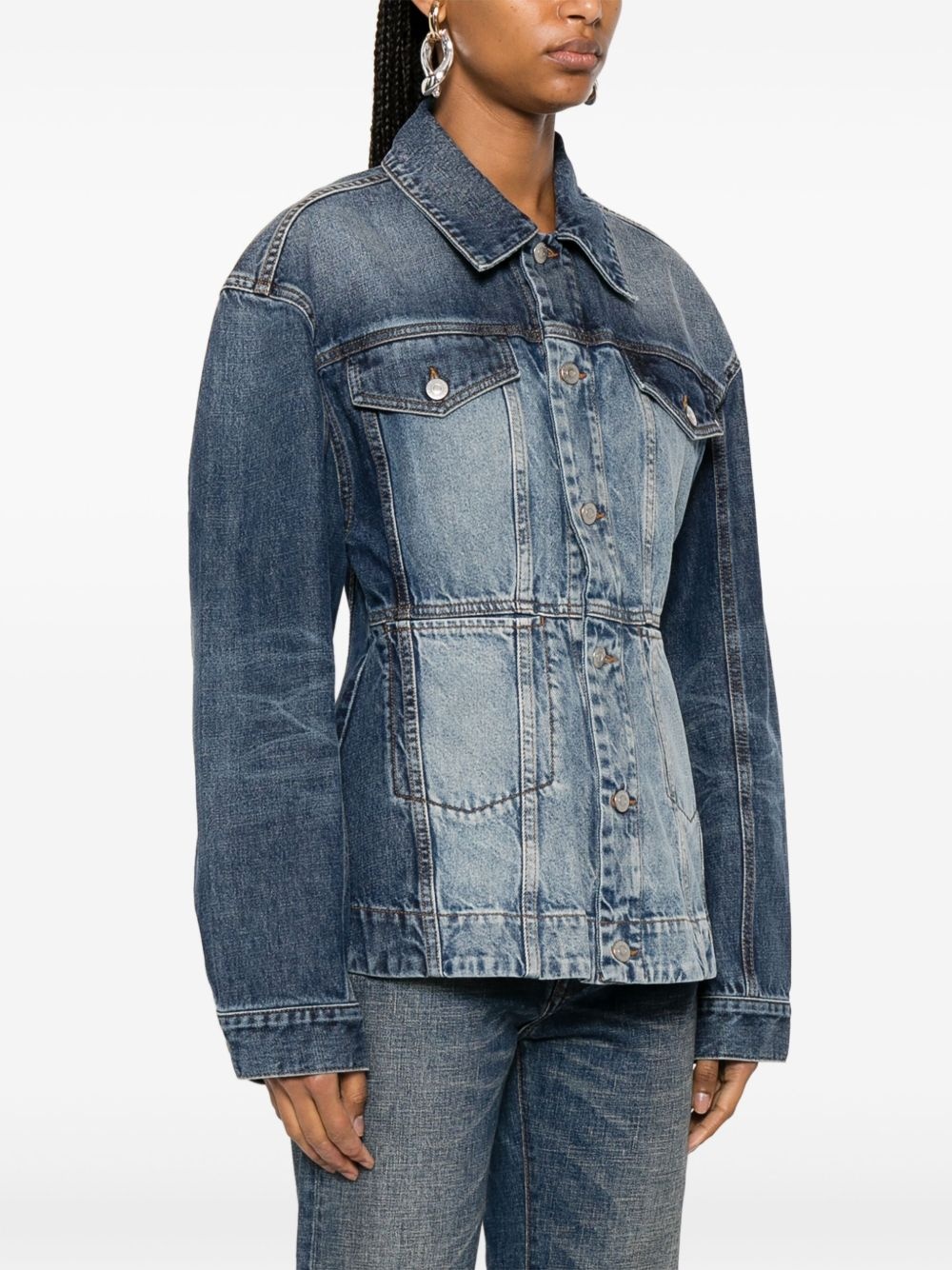 cotton denim jacket - 3