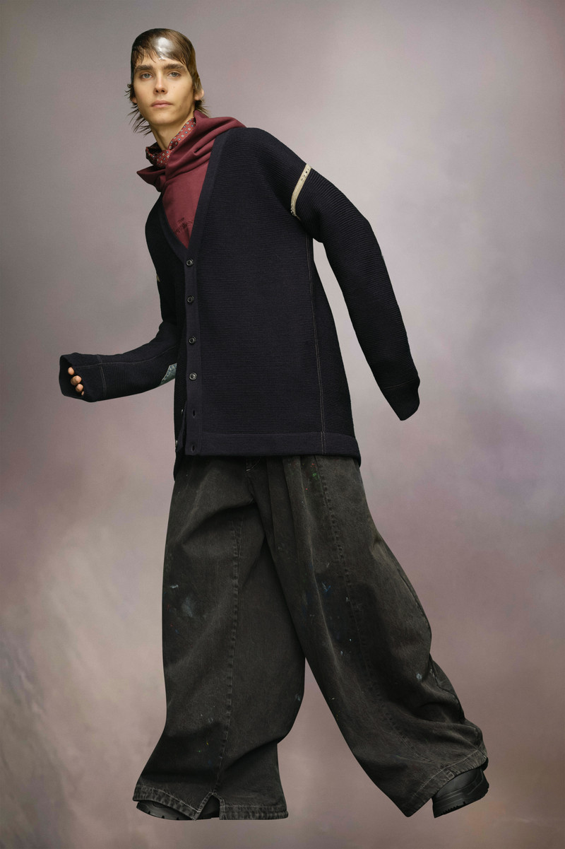 Elbow patch cardigan 3