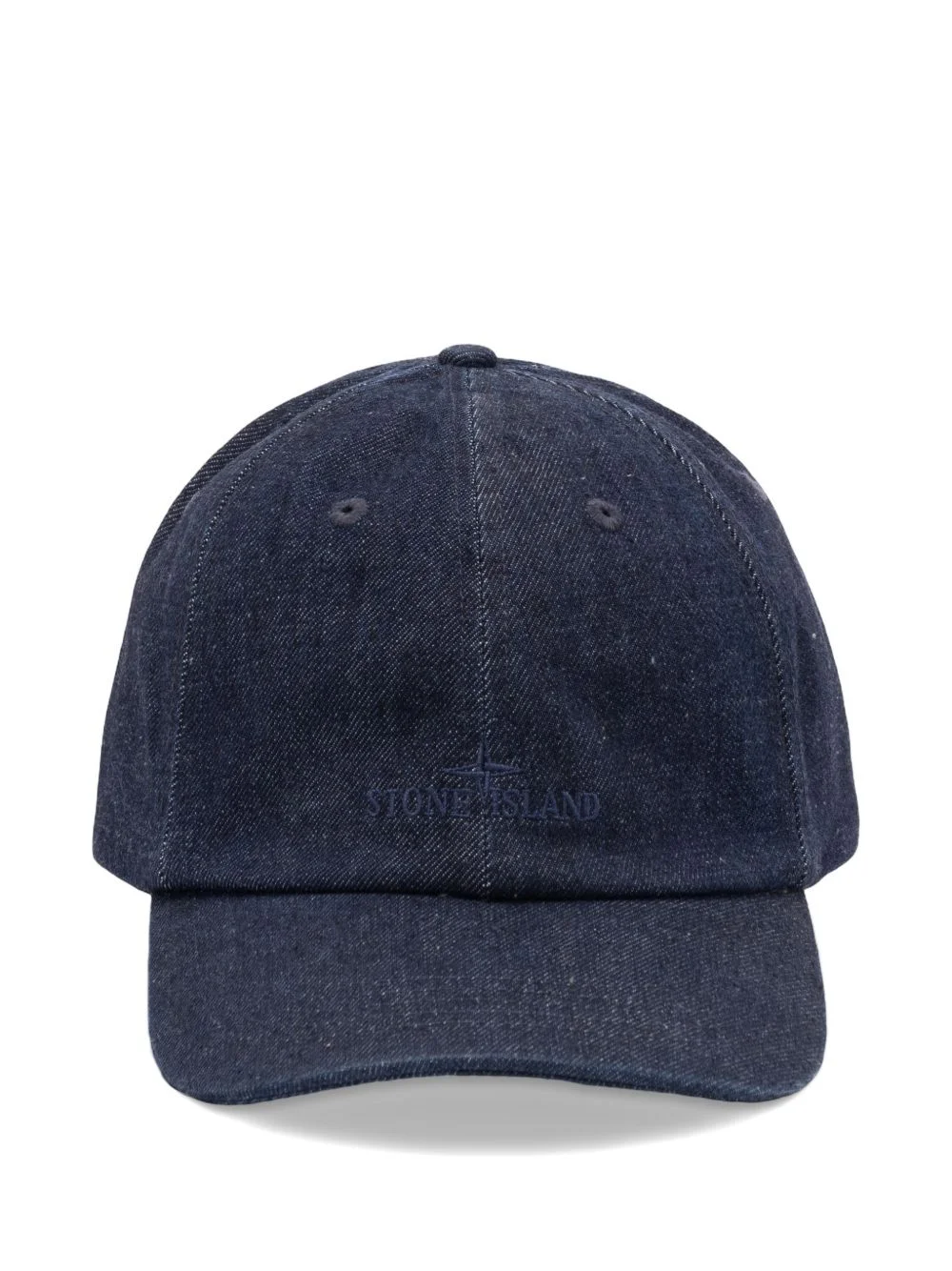 logo-embroidered cotton hat - 1