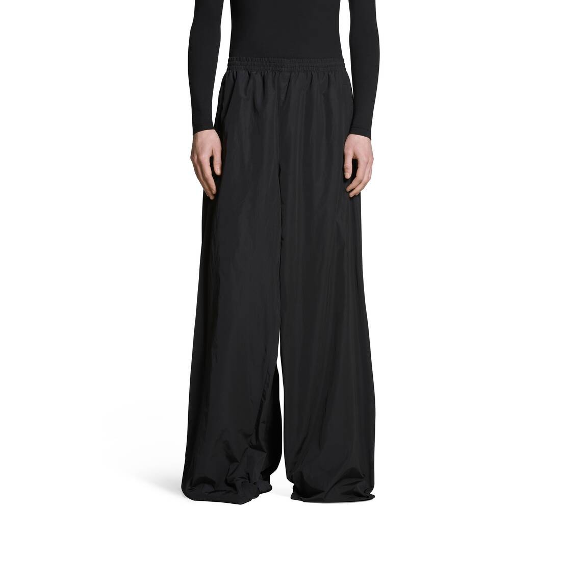 Double Front Pants in Black