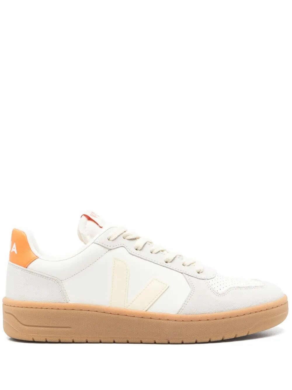 Introducing the V-82 Grained Leather Pure Sneakers, a stunning addition to the footwear collection b - 1