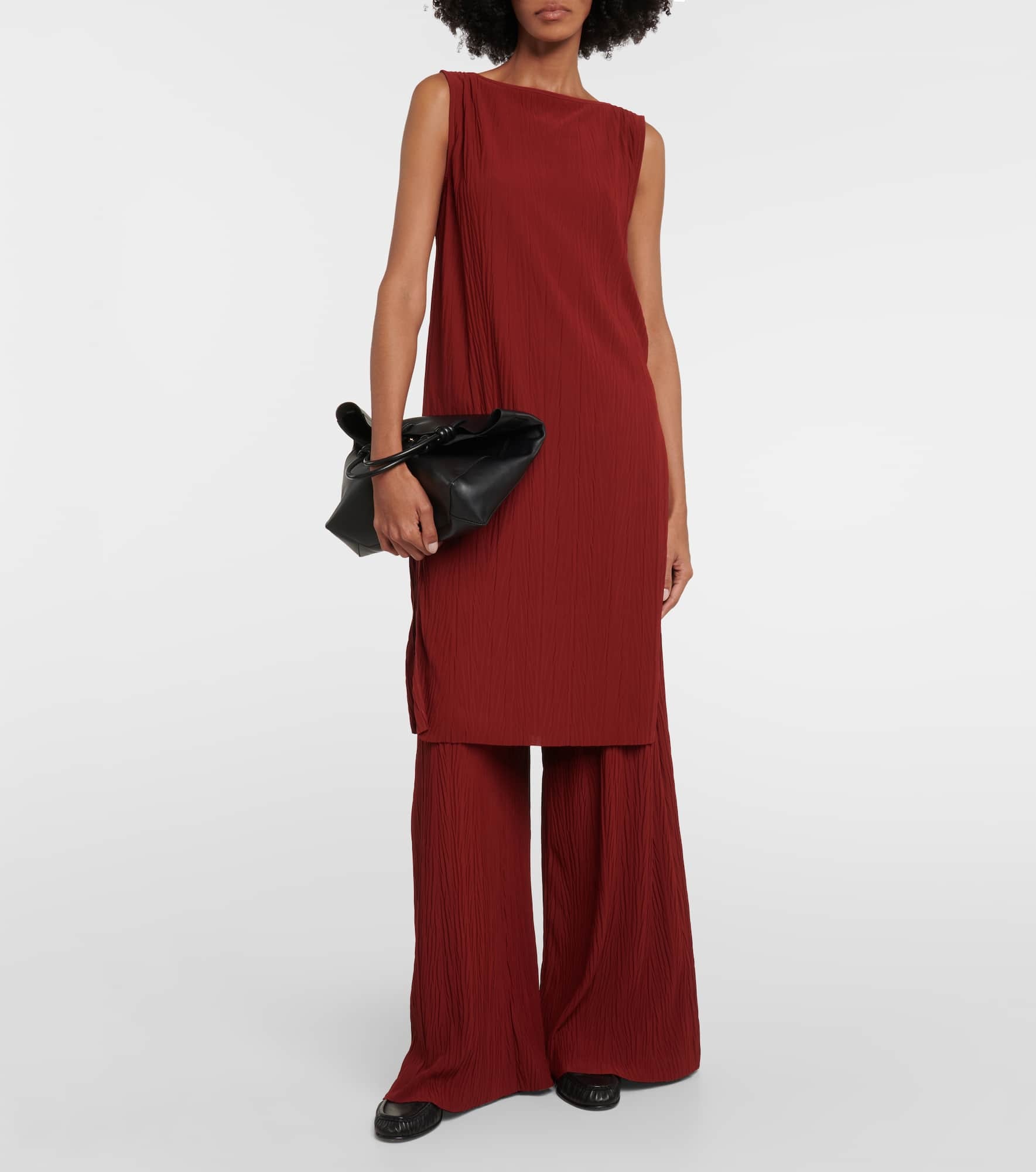 Leisure Teulada pleated jersey dress - 2