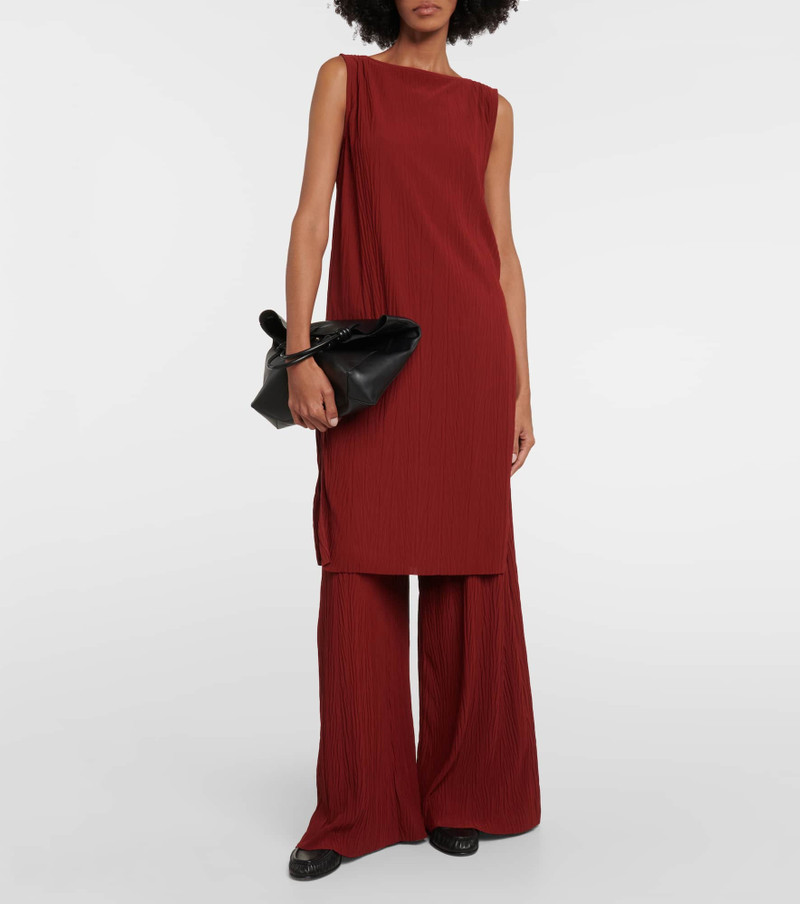 Max Mara Leisure Teulada pleated jersey dress outlook