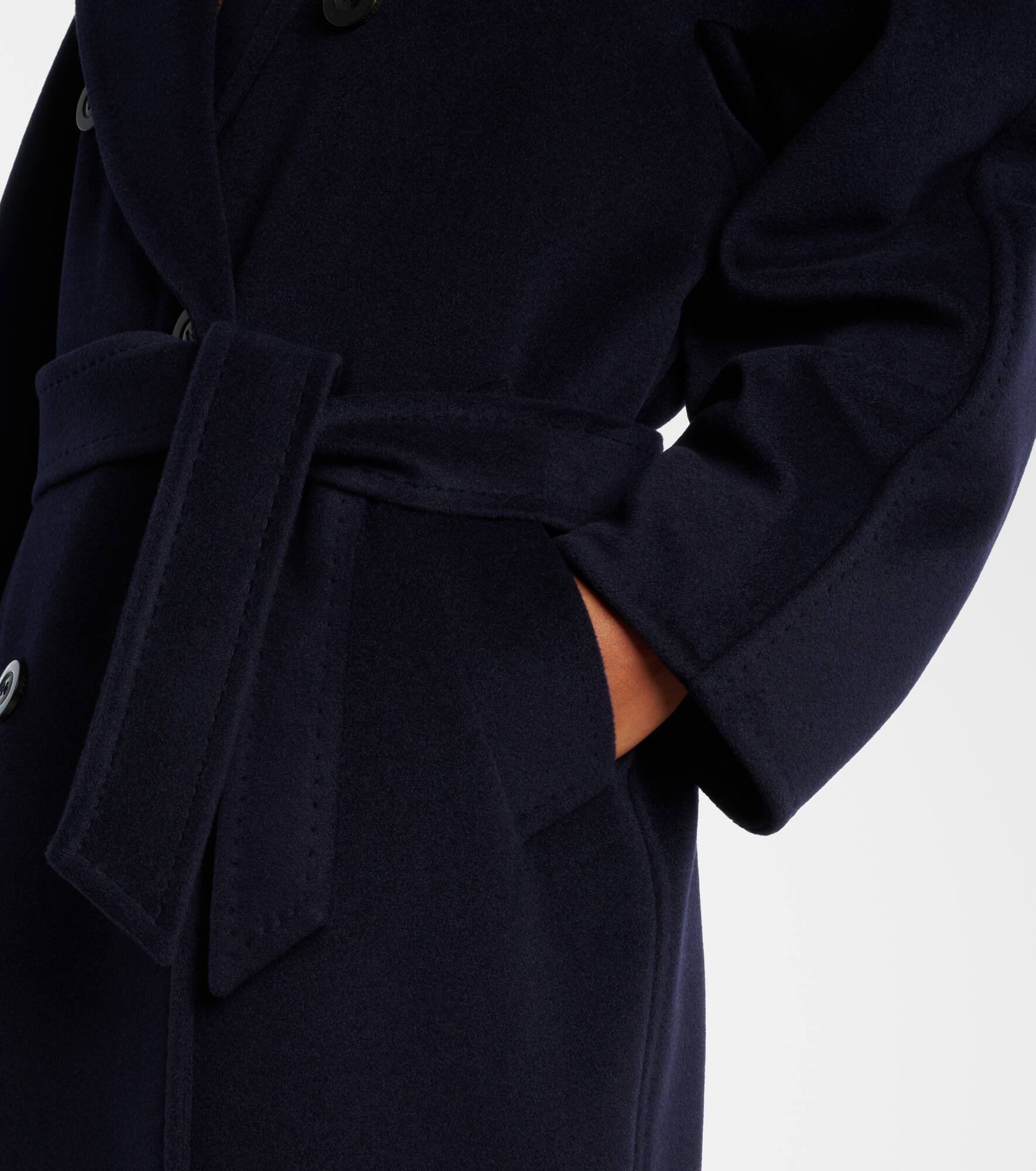 Madame wool and cashmere wrap coat - 5