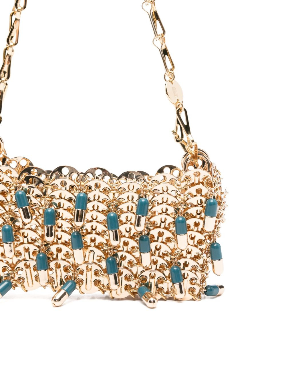 pill-charm chain shoulder bag - 5