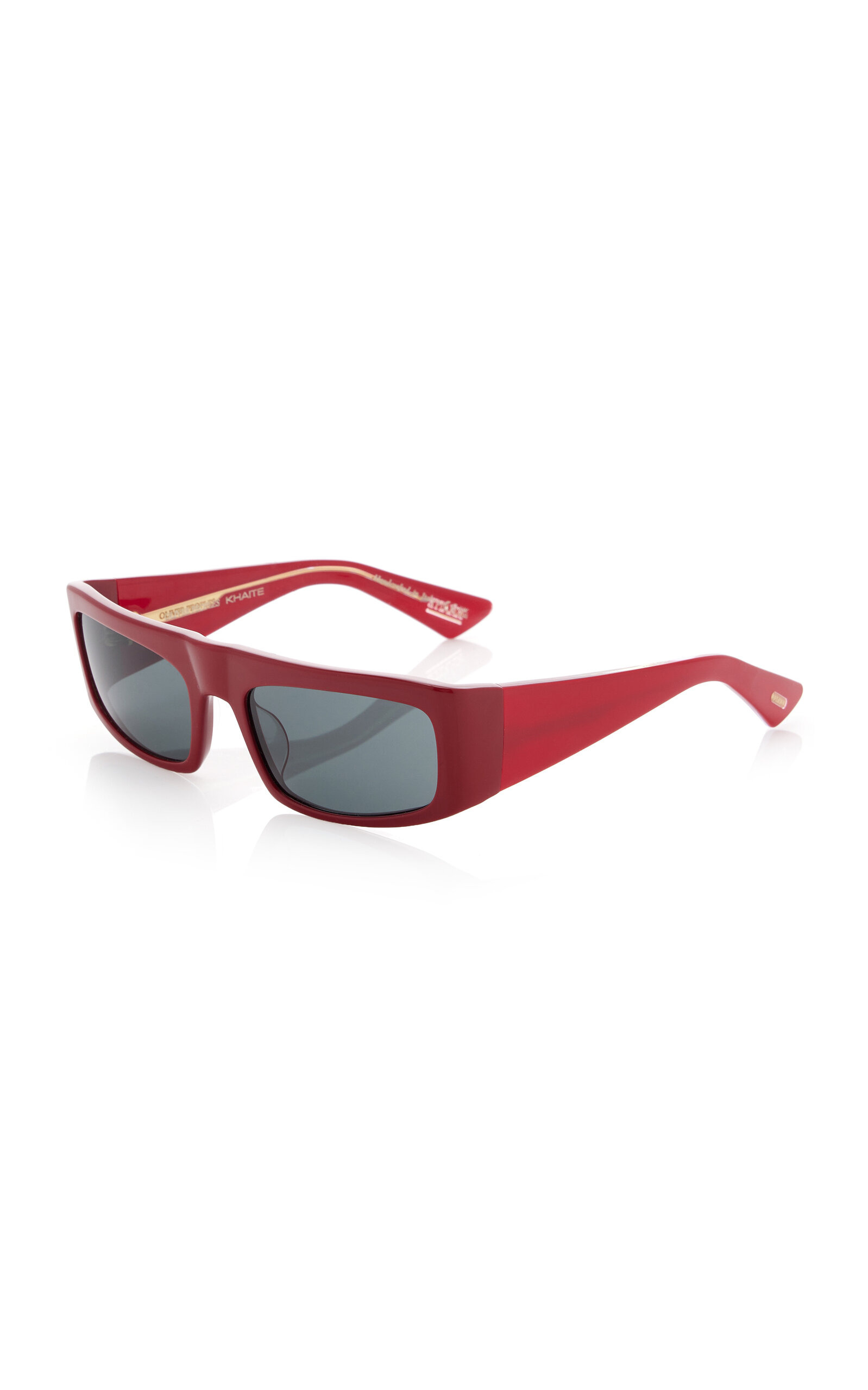 x Oliver Peoples 1979C Square-Frame Acetate Sunglasses red - 4