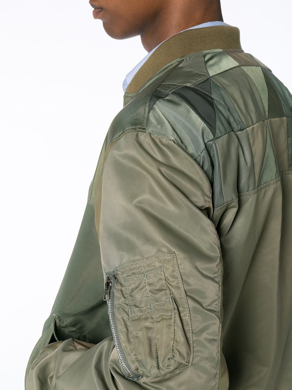 MA-1 panelled bomber jacket - 5