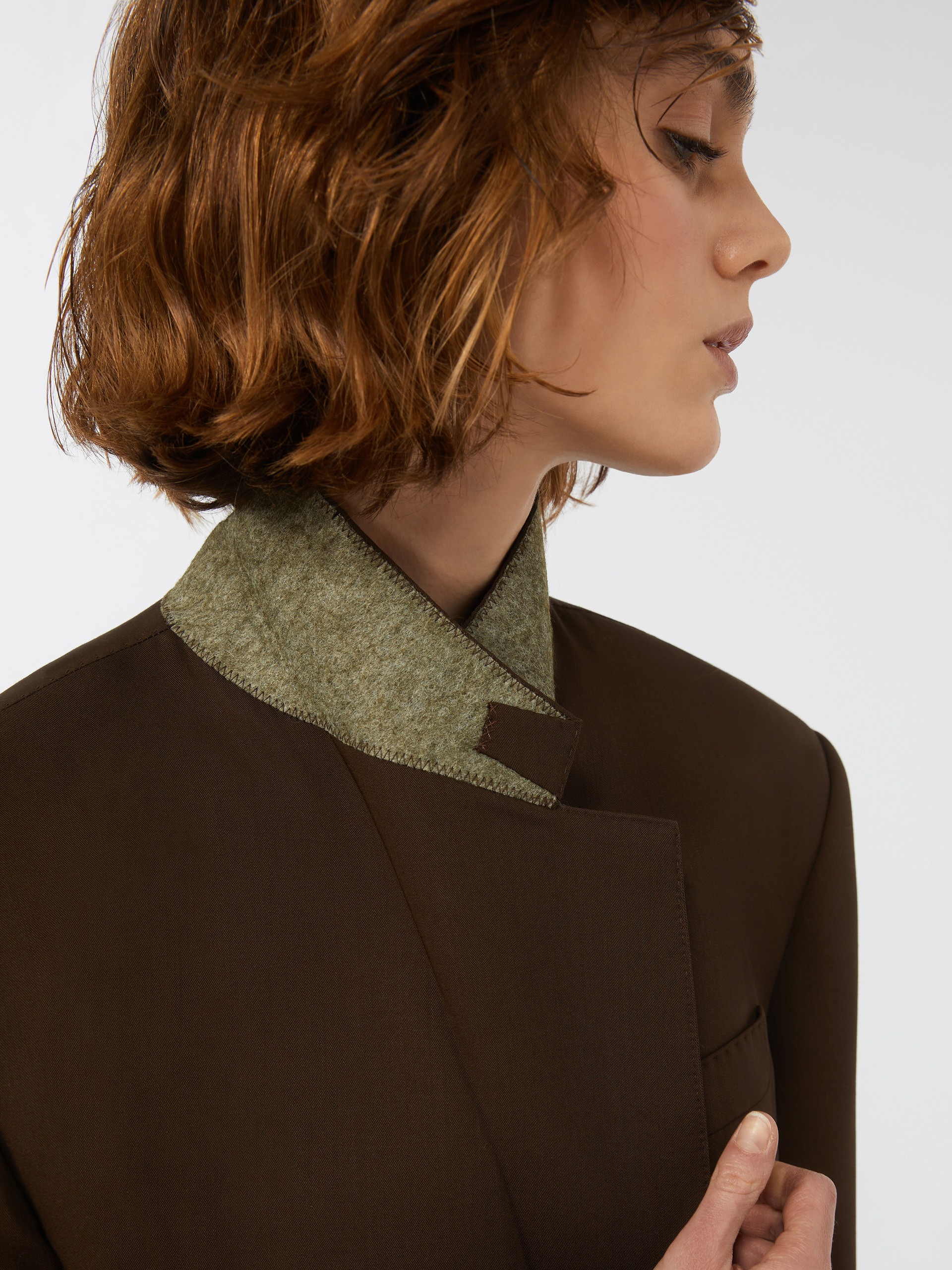 GINSENG Wool twill blazer - 6