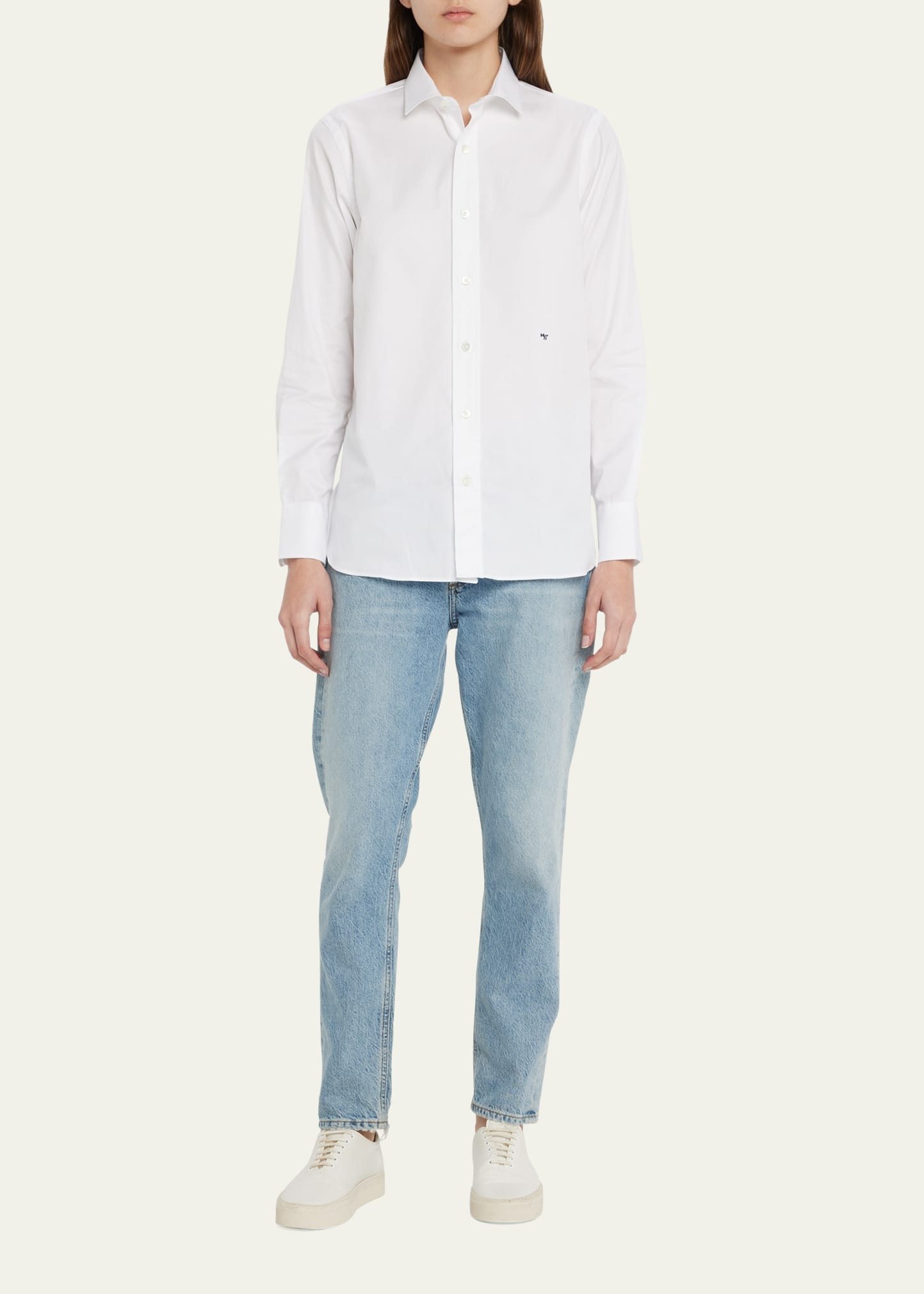 Classic Button-Up Cotton Shirt - 2