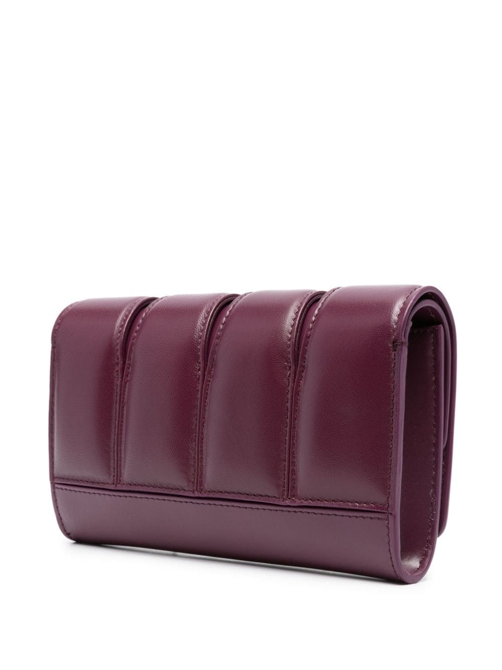 Skull quilted clutch bag - 3