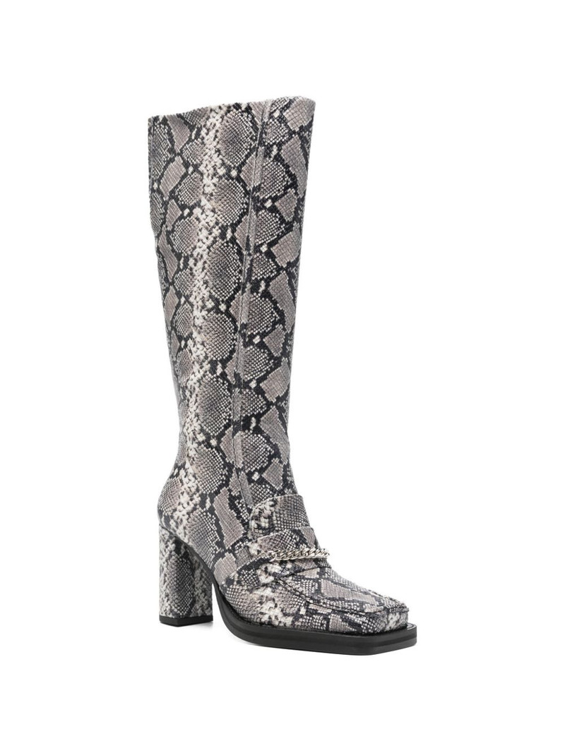 Martine Rose square toe chain boots outlook
