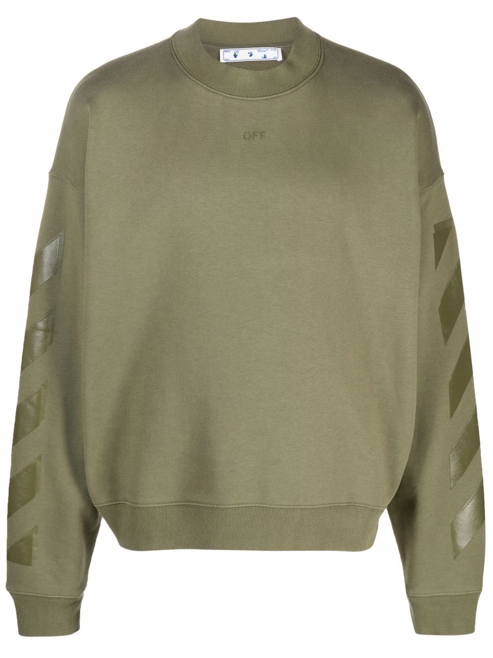 Arrow-print cotton sweatshirt - 1