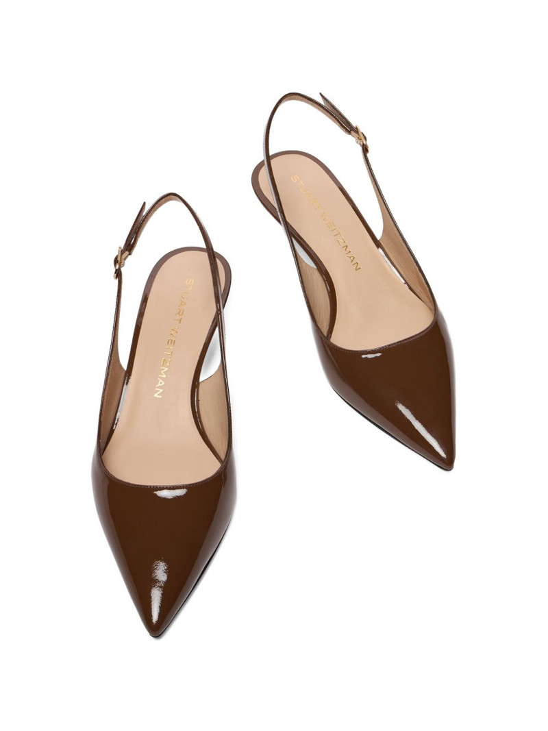 Stuart Sculpt pointed sling-back pumps 3