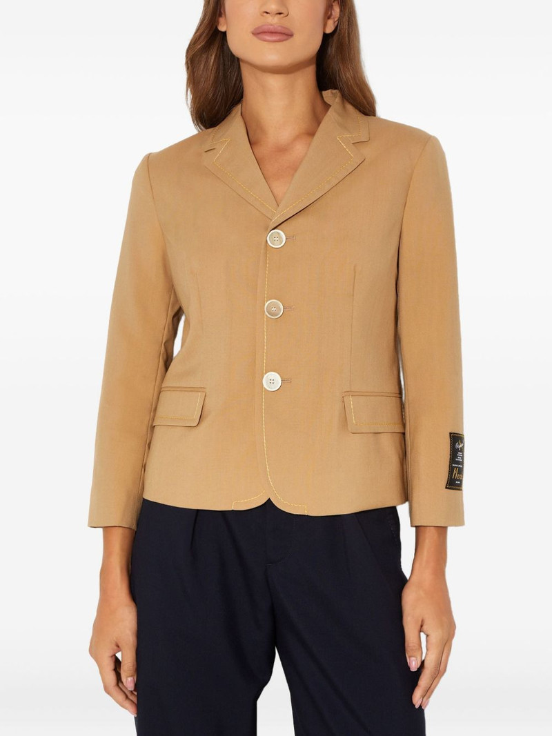 button logo blazer 3