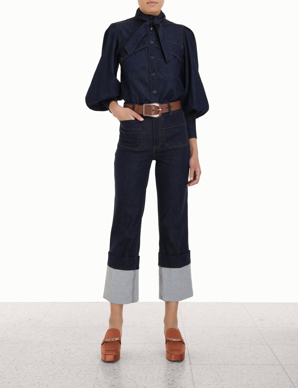 KALEIDOSCOPE CUFFED JEAN - 2