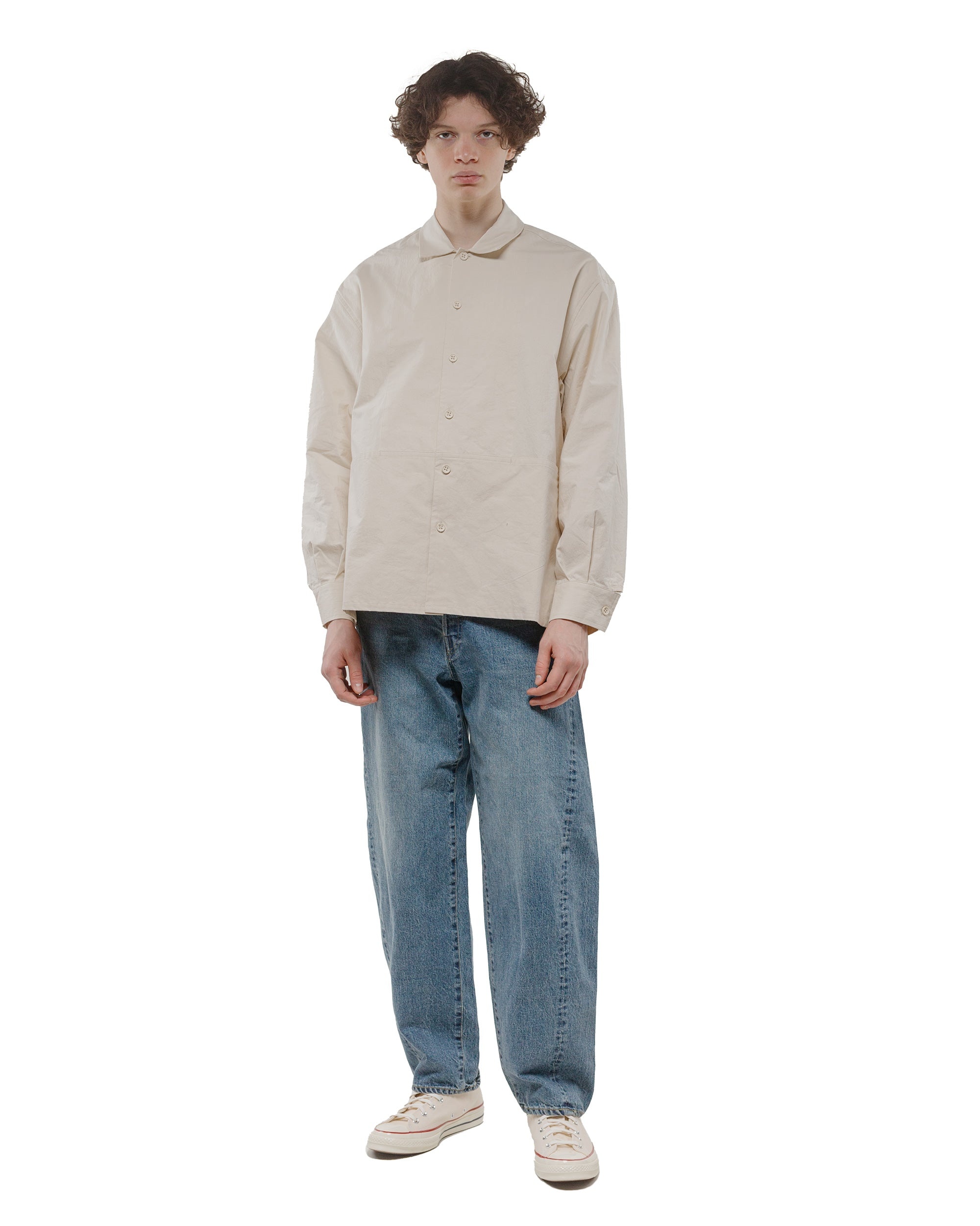Twist Seam Vintage Denim Jeans Indigo - 5