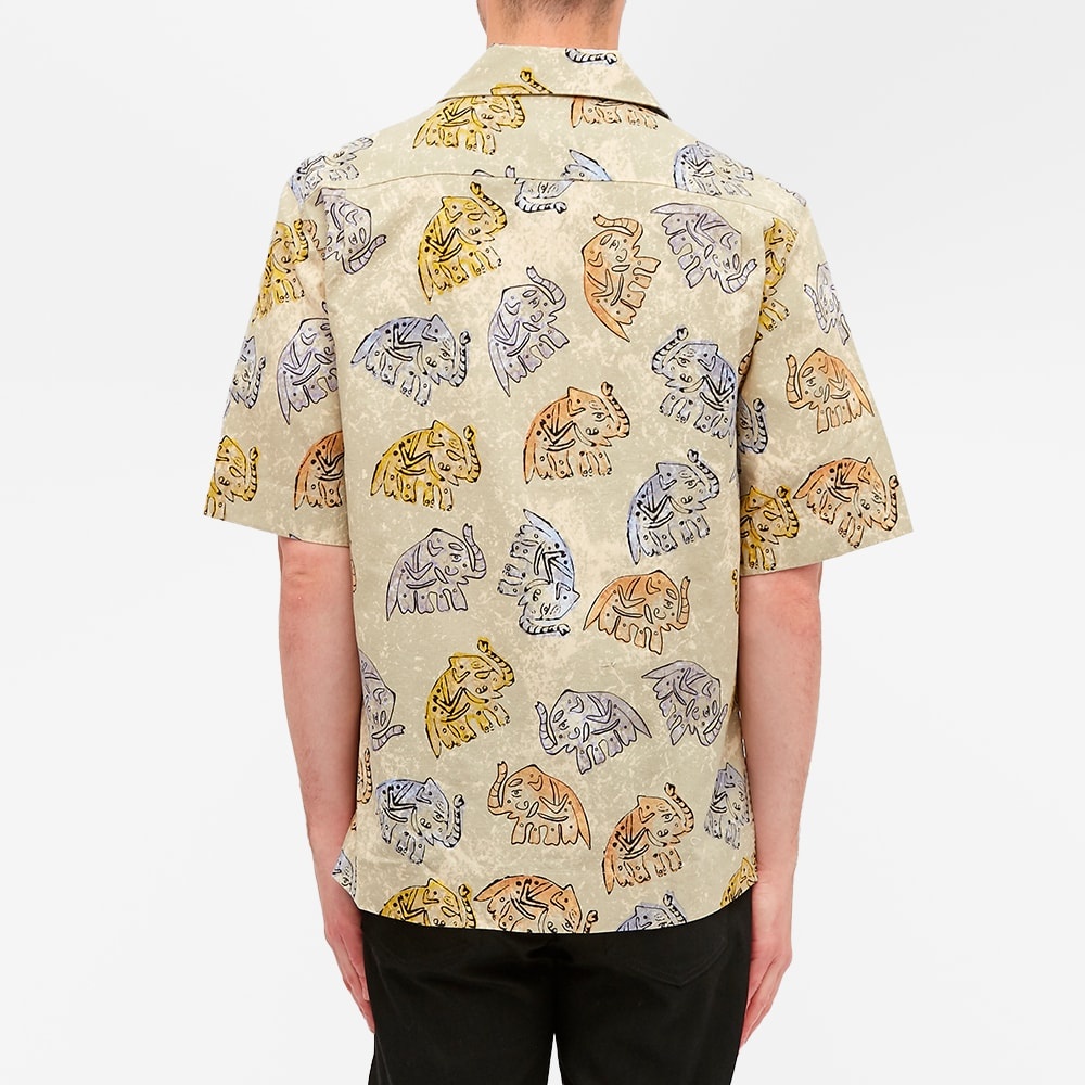 Acne Studios Simon Elephant Print Vacation Shirt - 5